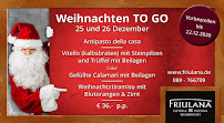 Restaurant italien Italienisches Restaurant Osteria Pizzeria Friulana München Muenchen à Munich (le menu)