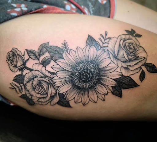 Explore wedding ring tattoo cover up ideas, creative tattoo ideas in Kenosha, available at Kenosha Tattoo Company