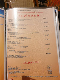 Restaurant créole Restaurant des Iles à Lyon (le menu)