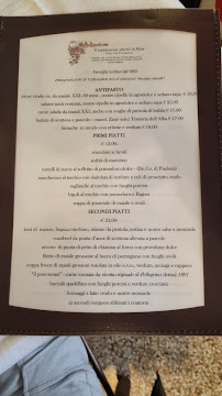 Trattoria Dell'Alba à Piadena menu