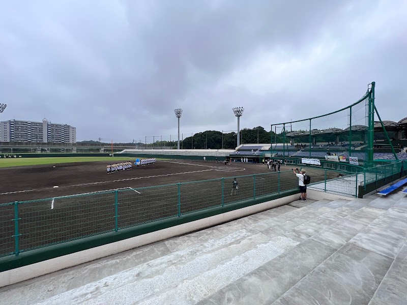 大谷津運動公園 野球場横の駐車場