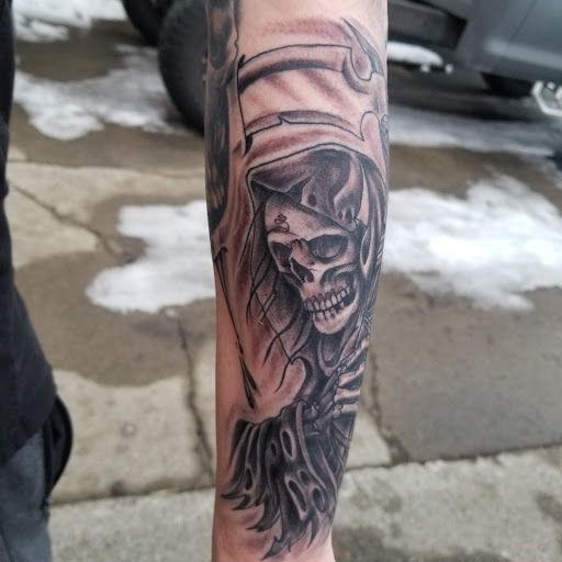 Explore life line tattoo ideas, creative tattoo ideas in Coeur D Alene, available at Inkworld Tattoo