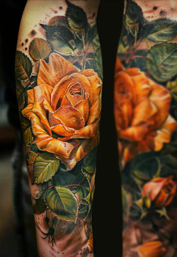 Explore split personality tattoo ideas, creative tattoo ideas in Katy, available at Family Tattoo Studio