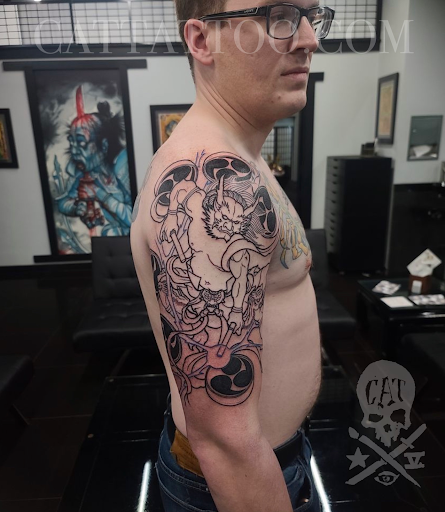 Explore self healing tattoo ideas, creative tattoo ideas in Addison, available at Cat Tattoo