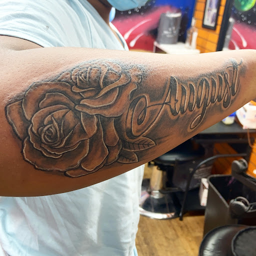 Explore halo reach tattoo ideas, creative tattoo ideas in Brooklyn, available at Well Worthy Ink Shop