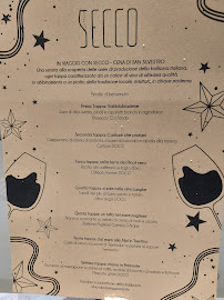 Secco Lounge&Restaurant - Pistoia à Pistoia menu