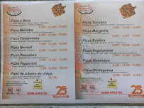Menu du Snack-bar Pizzamota lda à Fornos de Algodres