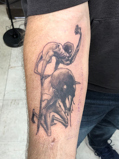 Find small tattoo ideas for friends for your next unique tattoo in Everett at Sunken Ship Tattoos