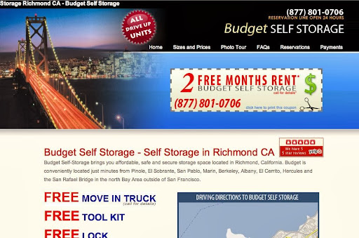 Self-Storage Facility «Budget Self Storage», reviews and photos, 3445 Collins Ave, Richmond, CA 94806, USA