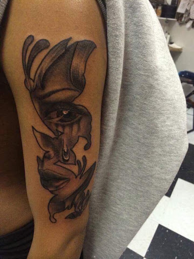 Explore trust no one tattoo ideas, creative tattoo ideas in Goose Creek, available at Red Kirin Tattoo