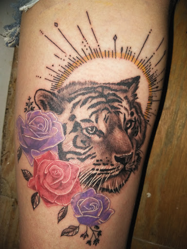 Explore back of thigh tattoo ideas, creative tattoo ideas in Zephyrhills, available at MAIN STREET INK TATTOOS