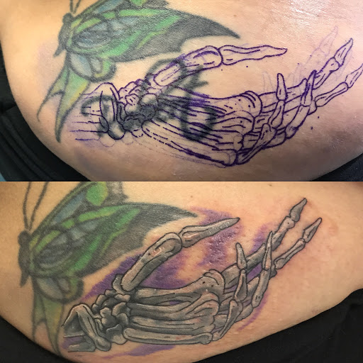 Explore small tattoo ideas neck, creative tattoo ideas in Aurora, available at Ronin Tattoo Studio INC