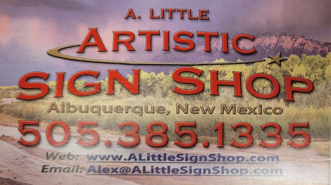 A Little Artistic Sign Shop