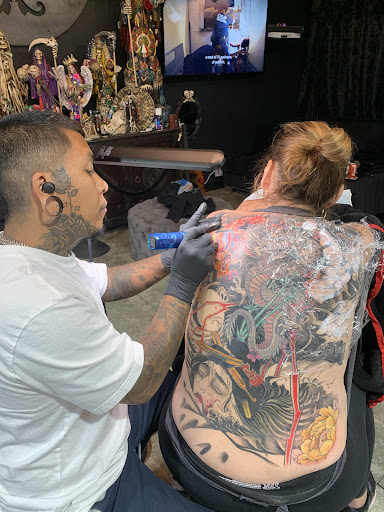 Explore tattoo ideas for men black, creative tattoo ideas in Conroe, available at Monsters Ink, LLC