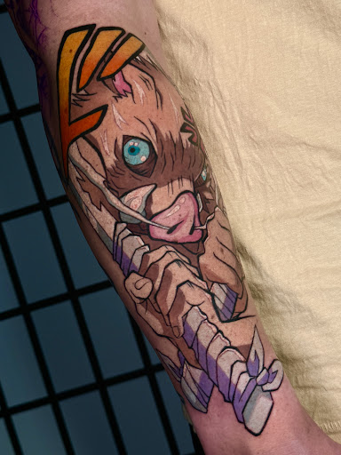 Explore back tattoos for men ideas, creative tattoo ideas in Norcross, available at Brotherhood Tattoo