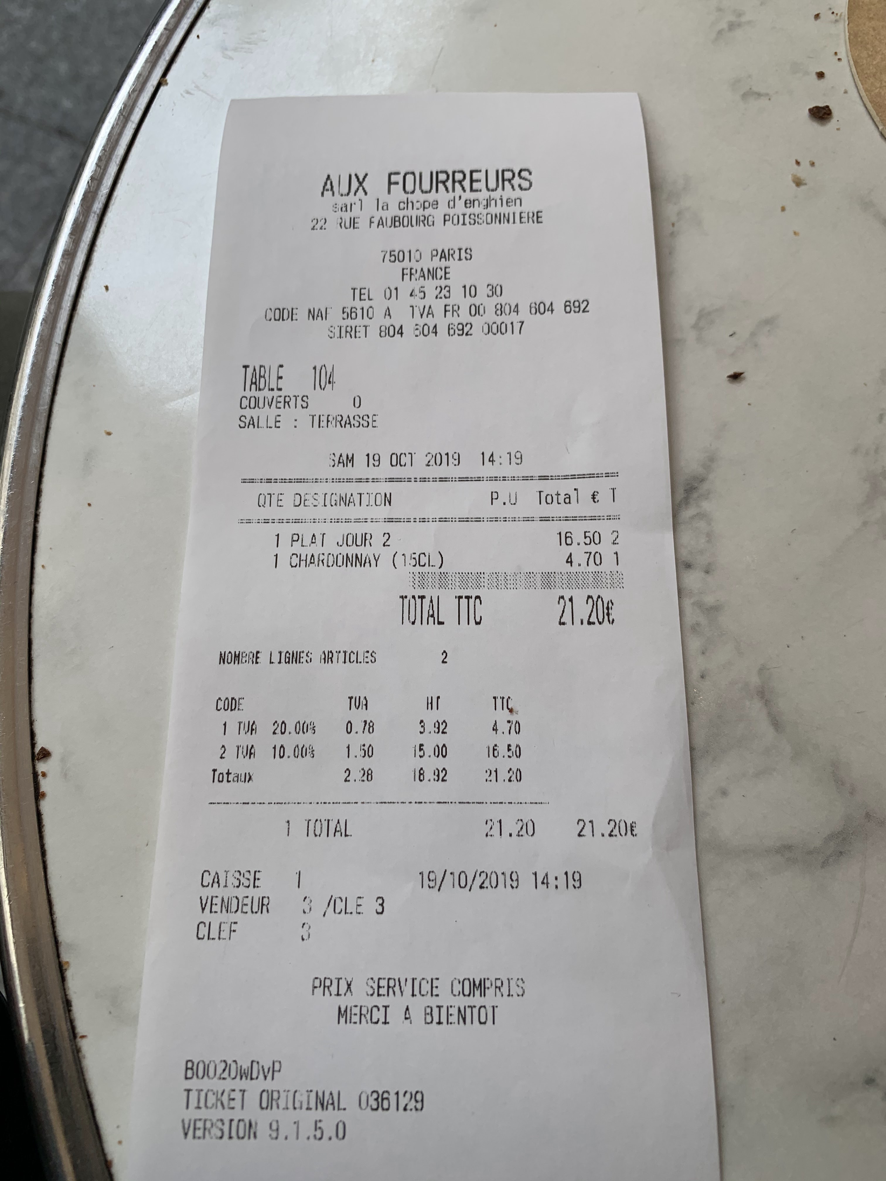 Photo n° 7 de l'avis de Guy.i fait le 20/10/2019 à 07:28