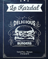 Menu / carte de Le Kazdal à Briançon