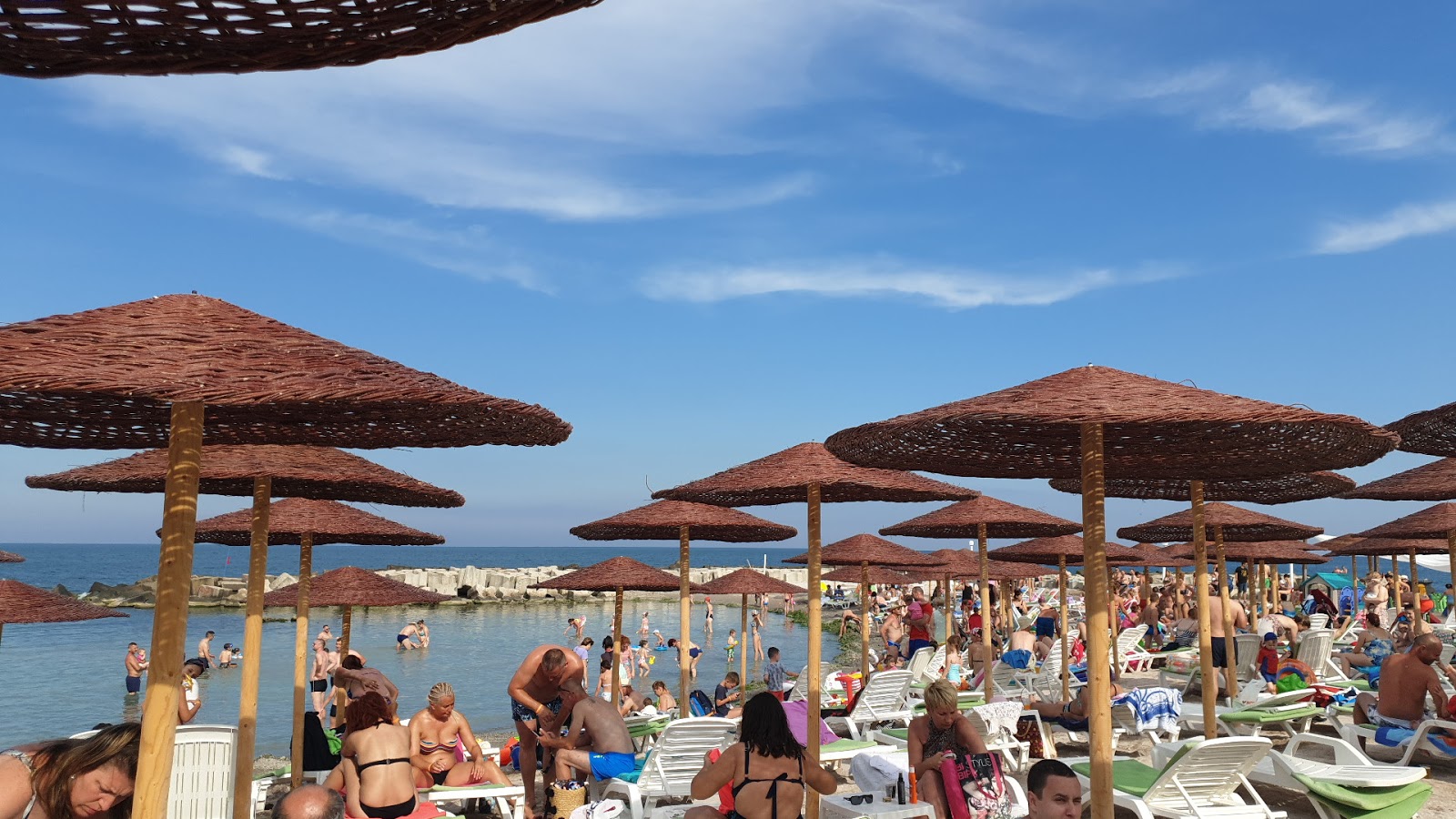 Foto di Plyazh Sopiiilor area del resort sulla spiaggia