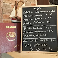 Menu / carte de A Taverna O António à Almada