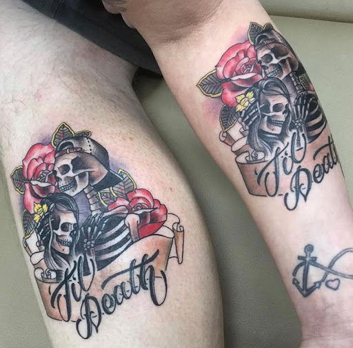 Explore bf name tattoo ideas, creative tattoo ideas in Campbellsville, available at Green River Tattoo Company