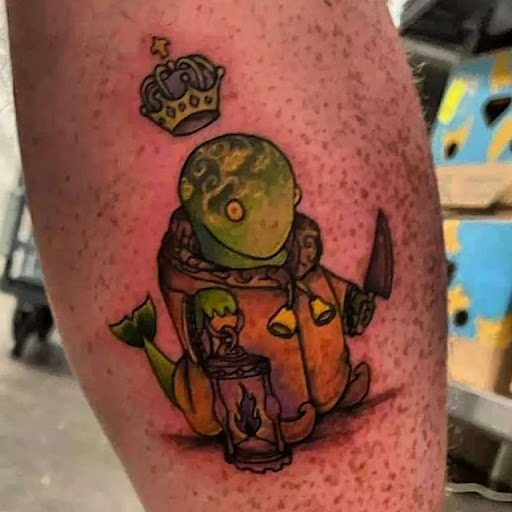 Explore leprechaun tattoo ideas, creative tattoo ideas in Vancouver, available at Studio X Tattoos & Piercings