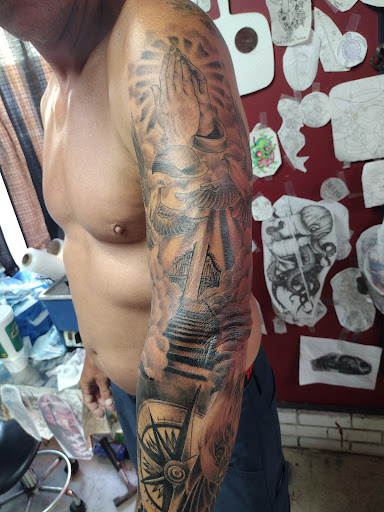 Explore couples finger tattoos ideas, creative tattoo ideas in Rockport, available at Electric Sunset Tattoo