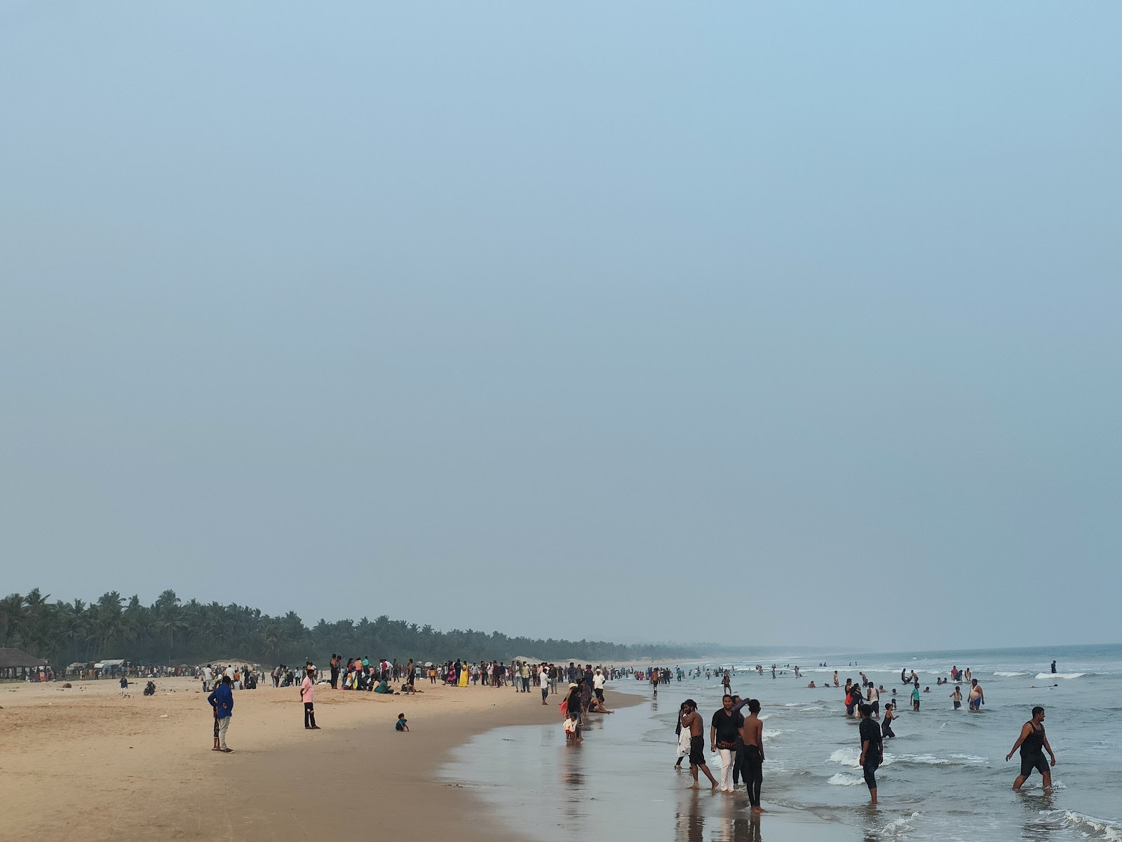 Fotografija Siva Sagar Beach Akkupalli z dolga ravna obala