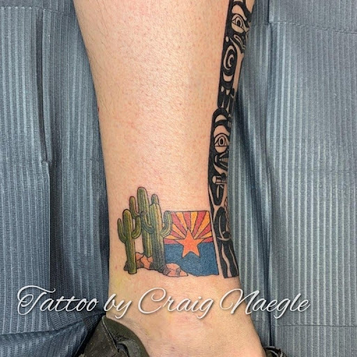 Tattoo Shop «Frontier Tattoo Company», reviews and photos, 2510 E Hunt Hwy #12, San Tan Valley, AZ 85143, USA