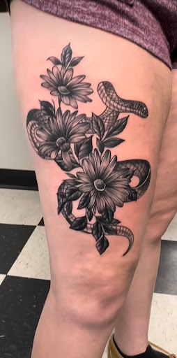 Explore foot tattoo ideas, creative tattoo ideas in Addison, available at Rising Phoenix Tattoo and Body Piercing