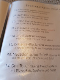 Restaurant de spécialités d'Europe de l'Est Macedonia Restaurant à Flensburg - menu / carte