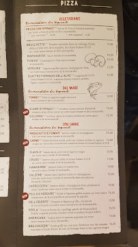 Restaurant italien Vapiano Lyon Confluence Pasta Pizza Bar à Lyon (la carte)