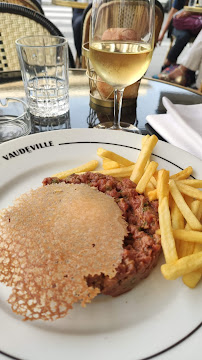 Steak tartare du Restaurant français Vaudeville à Paris - n°13