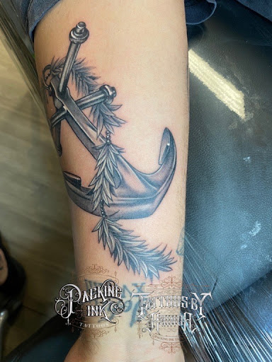 Explore nerd tattoo ideas, creative tattoo ideas in Kailua Kona, available at Packing Ink Tattoos