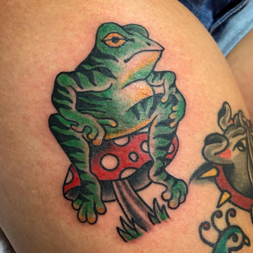 Explore trout tattoo ideas, creative tattoo ideas in Strasburg, available at Champion Tattoo Company
