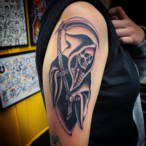 Explore tattoo ideas fill ins, creative tattoo ideas in Denton, available at Black Anchor Tattoo