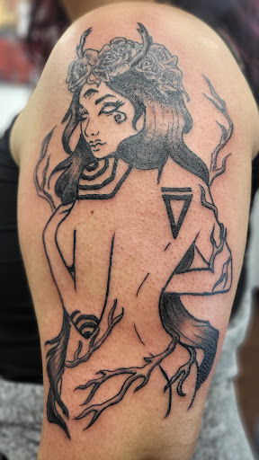 Explore guitarist tattoo ideas, creative tattoo ideas in Lewiston, available at Walkins tattoos studio
