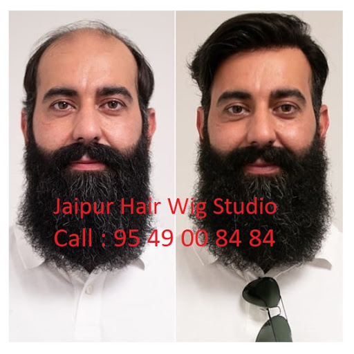 Jaipur Hair Wig Studio - Wig Shop in Jaipur, Hair Fixing, Tapping & Cilping  available. After use hair system you can comb, oil, shampoo, swim, drive &  any style.