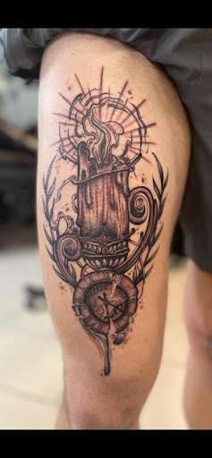 Explore rod wave tattoos ideas, creative tattoo ideas in Sarasota, available at SEVEN SINS Tattoo Studio