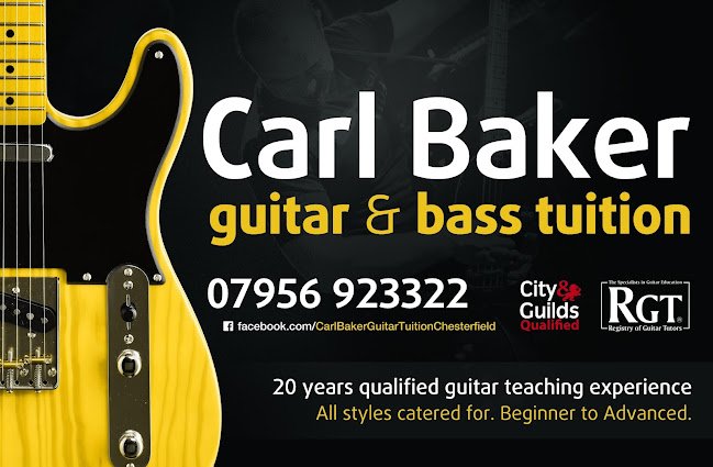 Reviews of Carl Baker Guitar and Bass Tuition Chesterfield in Derby - Music store