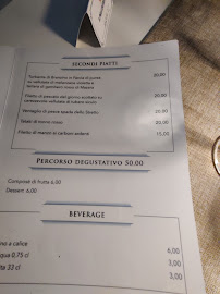 Carte du Bellavista ristorante eventi à Milazzo