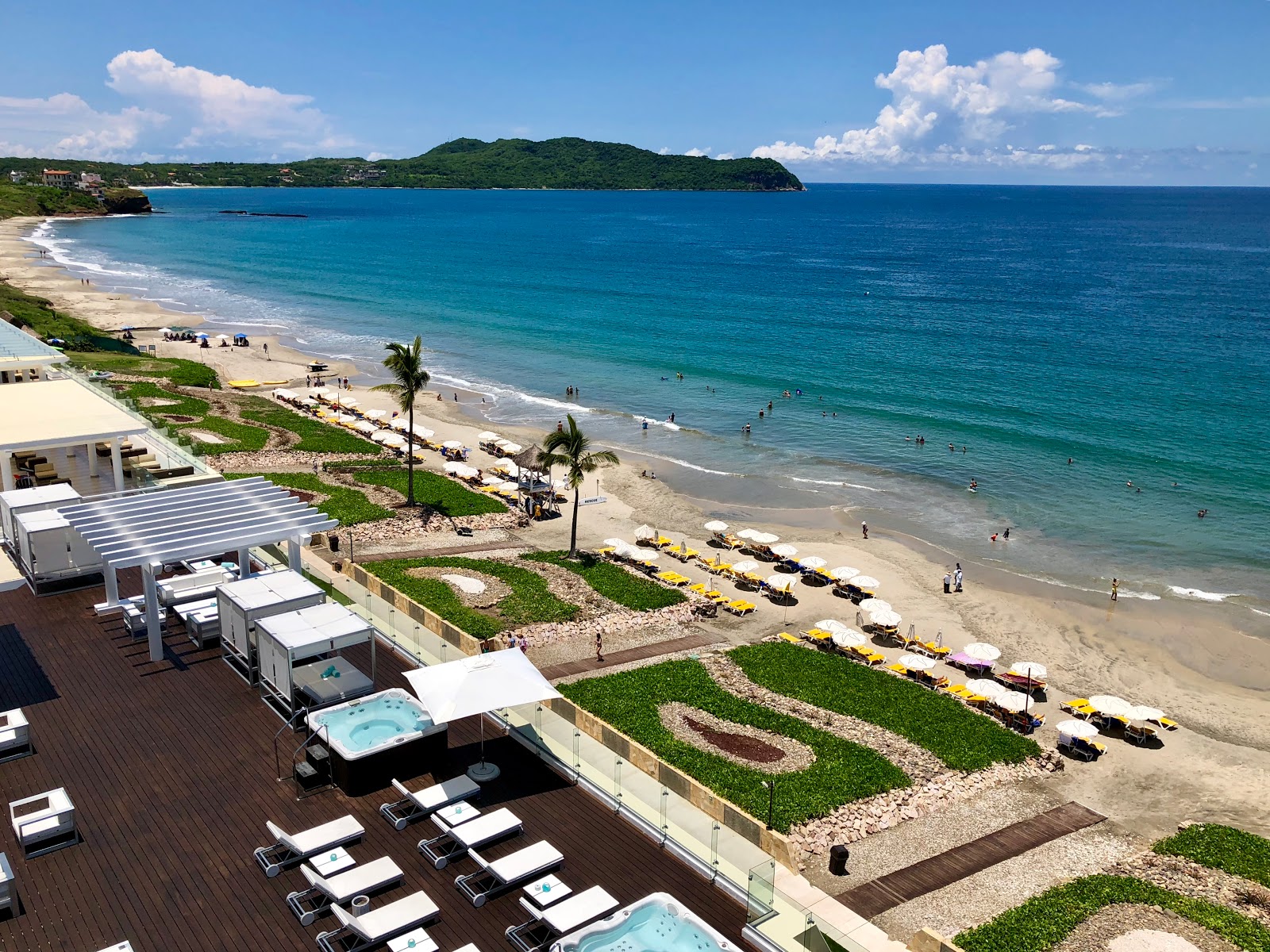 Foto van Lobo beach met turquoise puur water oppervlakte