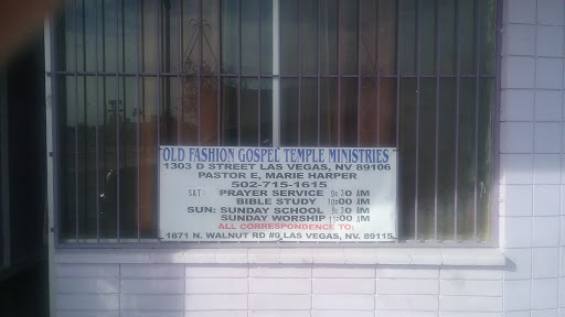 Old Fashioned Gospel Temple Ministries