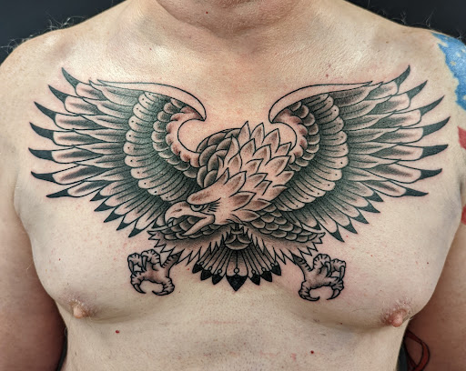 Explore mens side tattoo ideas, creative tattoo ideas in Wakefield, available at Wakefield Tattoo