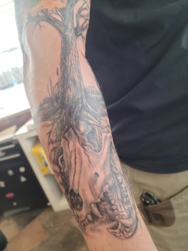 Find angel tattoo ideas for guys for your next unique tattoo in Prescott at Geister Ink Tattoos
