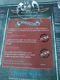 Restaurant français Le Brasero à Saint-Georges-d'Oléron (la carte)