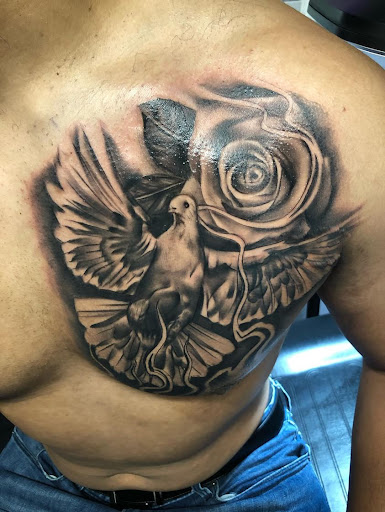 Explore cancer survivor tattoo ideas for guys, creative tattoo ideas in Greensboro, available at Inkbiotics Tattoos and Piercings