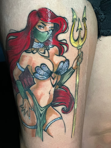 Explore valentine tattoo ideas, creative tattoo ideas in Goose Creek, available at Red Kirin Tattoo