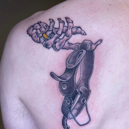Explore tattoo ideas gangster, creative tattoo ideas in Aledo, available at Elevated Tattoo & Piercing