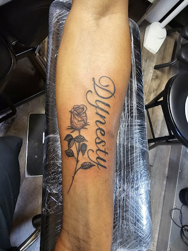 Explore solar eclipse tattoo ideas, creative tattoo ideas in Charlottesville, available at ScottyrocksTwisted Inks