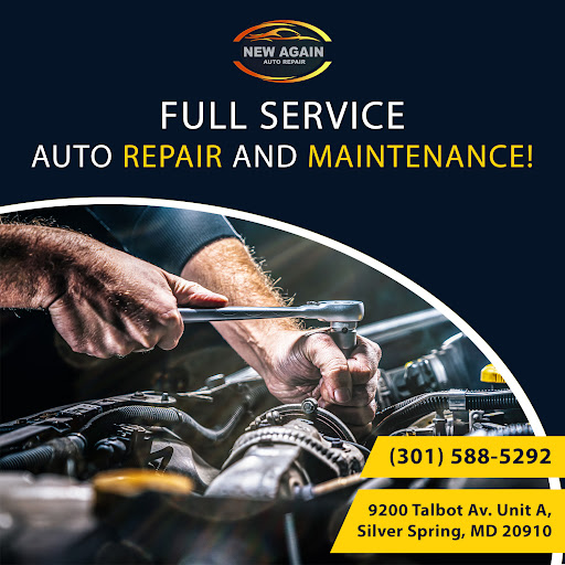 Auto Repair Shop «New Again Auto Repair», reviews and photos, 9200 Talbot Ave, Silver Spring, MD 20910, USA